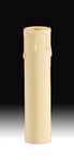 B&P Lamp Ivory Color, Candelabra Size Candle Cover