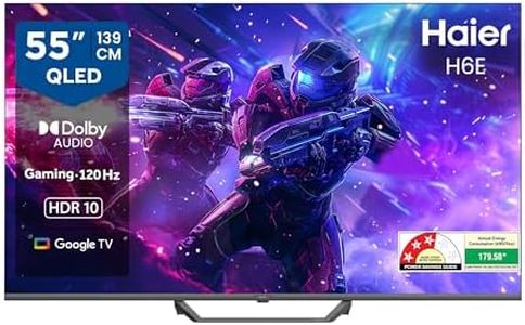 Haier H6E Series 139cm (55) 4K QLED Ultra HD Smart LED Google TV 55H6E