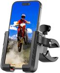 Bovemanx Bike Motorcycle Phone Holder Mount，[Camera Friendly] [Biking & Recording Video] 2024 Universal Bike Handlebar Cell Phone Clamp for Scooter，Record Moments at Any Time