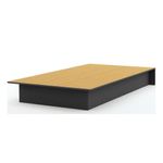 South Shore Libra Twin Platform Bed Finish: Pure Black