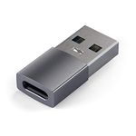 Satechi Type-A to Type-C Adapter Converter - USB-A Male to USB-C Female - Compatible with iMac, MacBook Pro/MacBook, Laptops, PC, Computers and more (Space Gray)