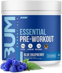 RAW Nutrition - Essential Pre - Chris Bumstead Pre Workout Formula, Sports Nutrition Pre-Workout Powders | Men & Womens Drink, Energy Powder for Working Out (Blue Raspberry)