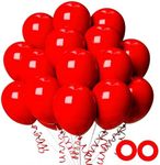 100pcs Red Balloons, 12 inch Red La