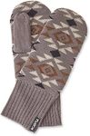 KAVU Women's Della Gloves, Black/Tan, One Size