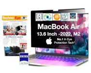 TechnoEye 13.6 Inch Macbook Air (A2681,M2-2022) Privacy Screen Filter - No Eye Strain | Anti-Blue Light + Anti-Glare | No Dry Eyes | Privacy Screen Protector