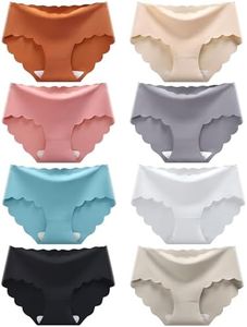 Due Felice Teen Girls Underwear Tween Seamless Underwear for Youth Girls Tagless No Show Panties Big Kid Briefs Size 10 12 14 16 Multicolor