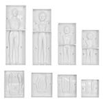 Kurtzy Human Cake Decoration Moulds - Plastic Fondant Sugarcraft Moulds - Family of Four Set with Man, Woman & 2 Children - Full Instructions Included - Baking Kit for Icing and Cake Decorating