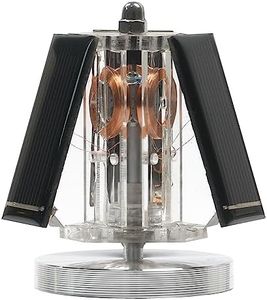 MagicTech Mini Solar Vertical Mendocino Motor Educational Model Science Physics Toy Home Office Desk Decor Car Decoration JY05