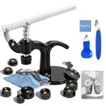 Watch Repair Press Tool Set: EasyTime Watch Repair Kit 16pcs Suitable for Size 18mm to 50mm with Watch Case Open Pry Case Closer for Battery Replacement