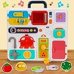 Kitchen Busy Board for Toddlers 1-3