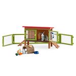 Schleich Rabbit Hutch Play Set (8 Piece)