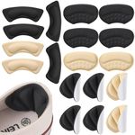 Provone 9 Pairs Heel Grips Liner for Men Women,Soft Heel Grips Shoes Cushion Pads, Anti-slip Shoe Inserts Heel Grips Liner Insert Foot Care Protectors for Loose Shoes Relieve Pain