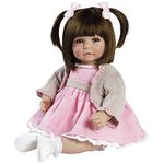 Adora Toddler Time Babies, 20" Premium Doll with Hand Painted Eyelashes and Face, Fresh Baby Powder Scent and Removable Clothing, Birthday Gift for Ages 6+ - Sweet Cheeks