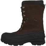 Kamik Men's Nationplus Boot, Dark Brown, 13