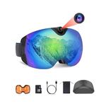 OhO 4K Smart Ski Goggles, WiFi Camera Snowboard Goggles with UV Protection, Anti Fog （Men/Women）