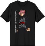 Dragon Ball Z Super Goku Character Men’s Black T-Shirt-Small