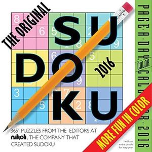 The Original Sudoku Color Page-A-Day Calendar 2016 by Editors at Nikoli (2015-08-15)