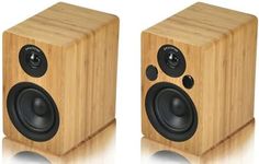 Peachtree Audio M24x Powered Speakers (Pair) (Real Bamboo)