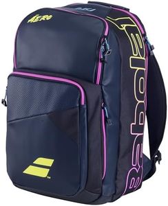 Babolat Pure Aero Rafa Tennis Backpack (Dark Navy/Yellow/Pink)