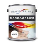 Floorboard Paint for Wooden Floors - Attractive Satin Finish (2.5 Litre, White)