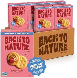 Back To Nature Classic Round Crackers, Dairy Free, Non GMO, 6.5 Ounces (Pack Of 6)