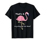 VidiAmazing Womens Funny Flamingo S