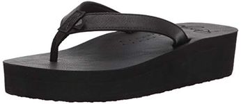 Roxy Women's Melinda Platform Sandal, Black 20, 7