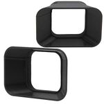 Qqmora 2pcs Anti‑Glare Sunshade Lens Hood for Gopro Strong Sunshade Lens Hood Lightweight for GoPro Hero 9 Portable Lightweight,for GoPro Hero 9 Black, Other Mountaineering Camping Supplies