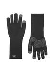 SEALSKINZ Unisex Waterproof All Weather Ultra Grip Knitted Gauntlet - Black, Large