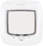 PetSafe Microchip Cat Door, Exterior or Interior Pet Door - Multi-User RFID Access Up to 40 Pets, 4-Way Locking, Weatherproof, DIY Easy Install, Hardware Kit; Privacy for Cat Litter Box or Pet Feeder