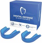 Dental-Defense Professional Mouth Guard - 2 Pack Night Guard for Teeth Grinding & Clenching Relief, Protects Teeth at Night, Ideal for Comfort & Protection (Blue)