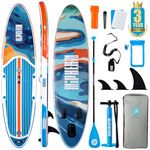Niphean Inflatable Stand Up Paddle Board with SUP Accessories, Anti-Slip EVA Deck, 10'6''/11' Paddleboards Inflatable Paddle Boards for Adults & Youth of All Skill Levels