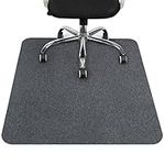 COSYLAND Office Chair Mat, 1/6" Thick 48" x 36" Multi-Purpose Low Pile Desk Chair Mat for Hardwood Floor, Upgraded Version (Grey, 36"x48")