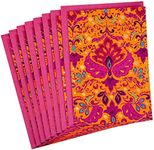 Hallmark Golden Thread Pack of Blank Cards, Jeweled Indian Pattern (8 Cards with Envelopes)