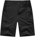 BASUDAM Men's Cargo Hiking Shorts S