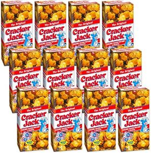 Cracker Jack Original Caramel Coated Popcorn & Peanuts 1 Oz (28.4 g) Boxes - Pack of 6 …