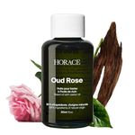 HORACE Beard Oil for Men - Oud Rose - Nourishing Beard Oil for Softer, Smoother & Better-Looking Facial Hair - Helps Condition Beard and Skin - 30 ml