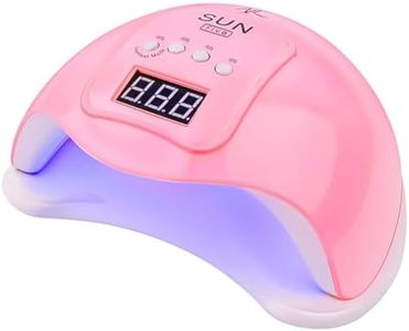 AJL beauty Lámpara uñas semipermanentes profesional Lampara de uñas profesional para uñas de gel Lampara de uñas Lampara LED UV + Mini Lampara de Bolsillo LED UV Electrónica 48W 4 Temporizadores