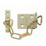 Yale V-WS6-EB TS003 Door Chain, 13.5 cm (5.25 inch) chain length, Polished Brass Finish, High Security, Visi Packed, suitable for PVCu and Wooden doors