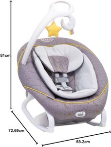 Graco All Ways Soother Baby Swing – Multi-Direction, Adjustable Recline