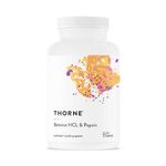 Thorne Betaine HCL & Pepsin - Digestive Enzymes for Protein Breakdown and Absorption - 225 Capsules