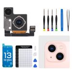 DGSCSMY for iPhone 13 Rear Camera Replacement OEM for iPhone 13 Mini Main Back Dual 12MP Camera Lens Smart HDR Photos Repair Assembly Fix Tools Kit Magnetic Pad A2631 A2633 A2634 A2635 A2482