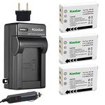 Kastar Battery (3-Pack) + Charger for Fujifilm NP-95 & Finepix F30, Finepix F31FD, Finepix Real 3D W1, Finepix X30, Finepix X100, Finepix X100T, Finepix X100LE, Finepix X100S, Finepix X-S1 Cameras