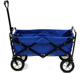 Mac Sports WTC-111 Outdoor Utility Wagon Foldable, Solid Blue