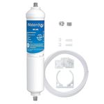 Waterdrop in-Line Refrigerator Filter, NSF Certified High Capacity Drinking Water Filtration System with Direct Connect Fittings, Removes Lead, Chlorine, Bad Taste & Odor