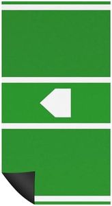 Domivans Batting Mat Baseball Hitting Mat - 9.8 ft ×4.8 ft Batting Cage Mat Design with Home Plate,Thickening Baseball and Anti Fade Turf Green