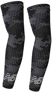 New Balance Unisex Outdoor Sports Compression Arm Sleeves, Black Desert Camo, Large/X-Large (1 Pair)