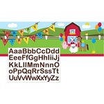 Creative Converting PC295506 Farm Animals Happy Birthday Giant Banner with Stickers-1 Pc, Multicolored