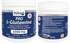 NAKA Platinum PRO L-Glutamine 5000 mg - BONUS size 250g Powder (200+50 FREE)