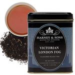 Harney & Son Victorian London Fog, 4 oz loose leaf, Black Tea w/Bergamot Oil and Vanilla